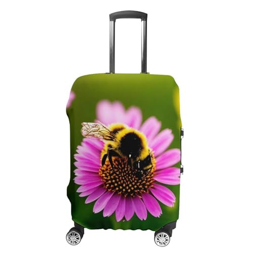 Housse de valise anti-rayures lavable et élastique Bumble Bees pour voyager serein