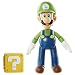World of Nintendo 4" Luigi with Open Hands Toy Figure
