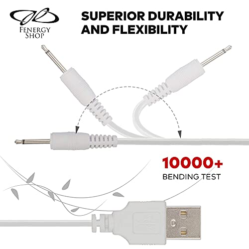 Fenergy Shop Replacement Dc Charging Cable Set | Usb Charger Cords - 2.5 Mm - Fast Charging #TOP2