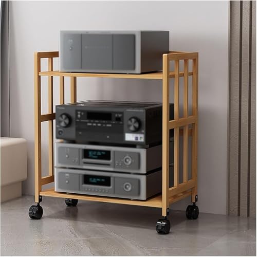 Équipements audio et DVD organisés avec élégance et style
