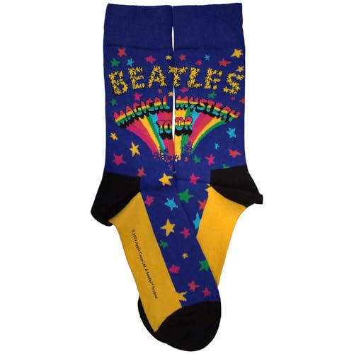 Mystery Tour Socks by The Beatles - Les Beatles, Paul McCartney, John Lennon, RIngo Starr, George Harrison Mystery Tour Socks by The Beatles