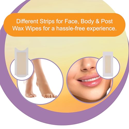 Image of DR.Rashel Insta Smooth Vitamin C Wax Strips Pack For Face & Body(24 Wax Strips)