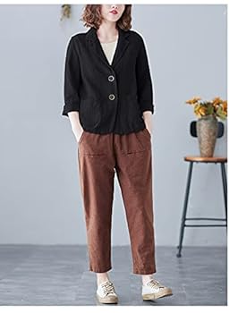 Amazon | [Hanmall] レディース 秋 カジュアル テーラード