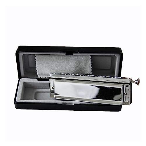 PacuM Harmonica par Instrument Key Harmonica Chromatique Orgue à Bouche 12 Trous avec 48 Tons de C Key Harmonica - Les Beatles, Paul McCartney, John Lennon, RIngo Starr, George Harrison PacuM Harmonica par Instrument Key Harmonica Chromatique Orgue à Bouche 12 Trous avec 48 Tons de C Key Harmonica – Image 3