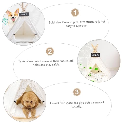 Maisonnette petite taille pour chat Veemoon lavable avec son abri portable - 8
