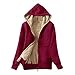 Produktbild Bumplebee Composite-Plüsch Sweatshirt Mit Reißverschluss Kapuzenjacke Lässige Langarm Plüschjacke Damen Schwarz mit Kapuze Damen Windbreaker Kapuzenpullover Mantel Winter Warm Pullover