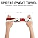 Red Ladybug Sweatband for Men Women Sports Headband Breathable Stretchy Sweatbands Moisture Wicking Workout Headbands for Fashion,Washing Face,Running