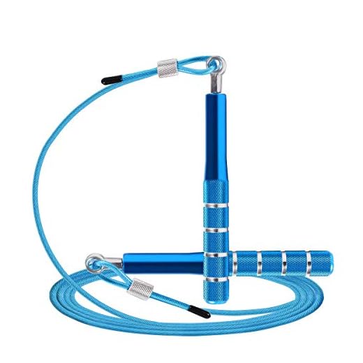 Corda de pular Wastou, corda de pular para treino, exercícios de fitness, cordas ajustáveis para adultos, para homens, mulheres, crianças, meninas, Azul