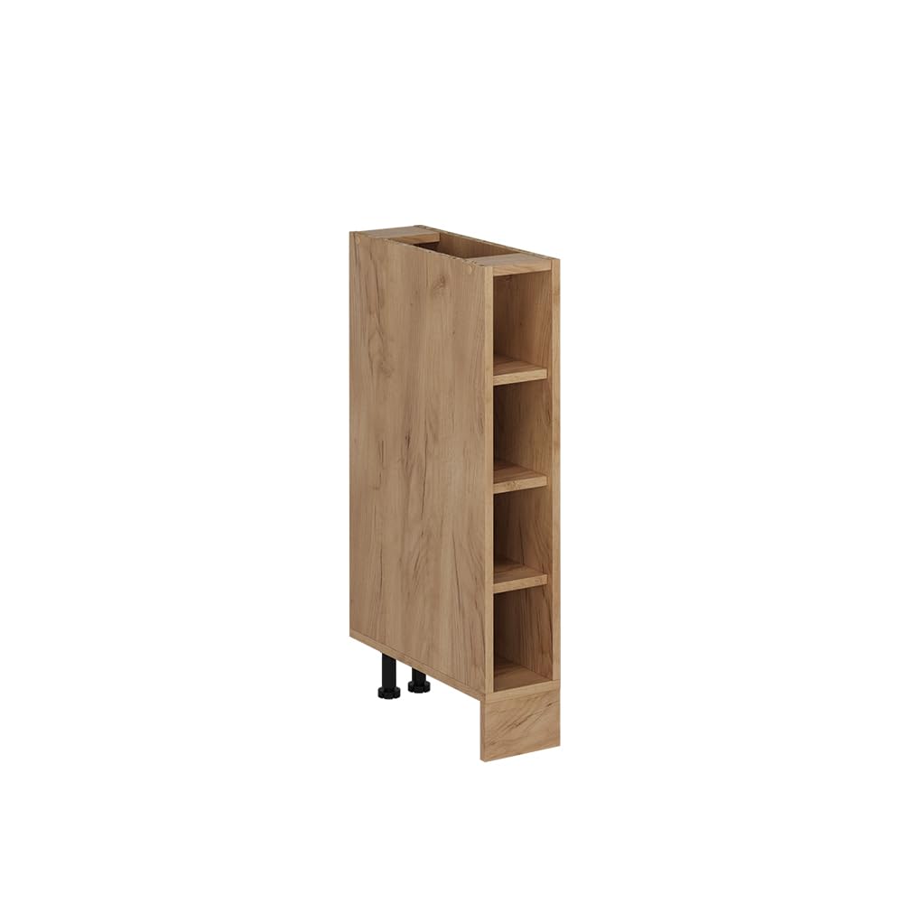 Vicco Kitchen shelf Raul, Goldkraft oak, 15 cm without worktop, for flexible combination within modular kitchen systems โ image 1