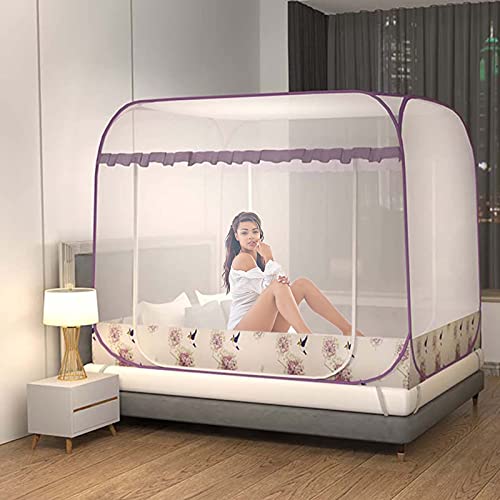 Dosel de la cama para camping y hogar con red mosquitera XL