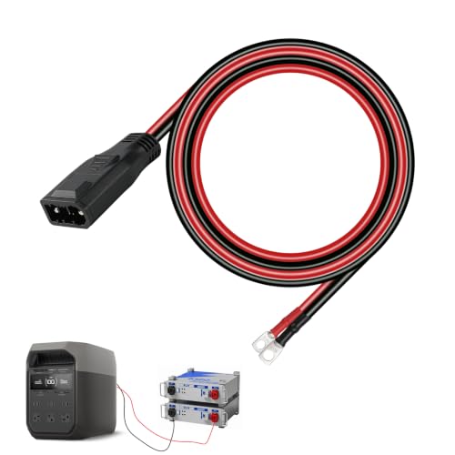 50A �����P�[�u�� 8AWG �|�[�^�u���d���X�e�[�V�����p 1.05m/41�C���` PPS �g���A�_�v�^�[�P�[�u�� EcoFlow Delta 2�ADelta 2 Max�ADelta 3�ADelta 3 Plus�AWave 3�|�[�g�ɑΉ�