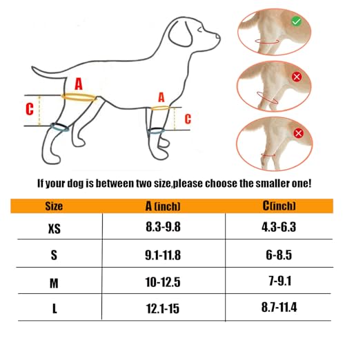 Image of Dog Knee Brace for ACL with Side Stabilizers,Splint Hinged Adjustable Support Brace for Knee Cap Dislocation, Arthritis Keeps Joint,Hip Brace of Different Sizes for Cruciate Ligament Injuries(S)
