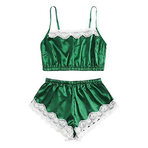 Robe transparente érotique noire ensemble de lingerie dentelle et vêtements de nuit satin