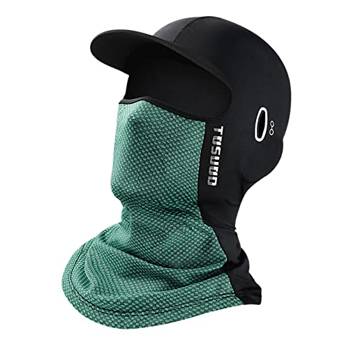 Cobertura de rosto em balaclava | Capa de proteção UV Ice Silk,Capacetes de seda de gelo com proteçã