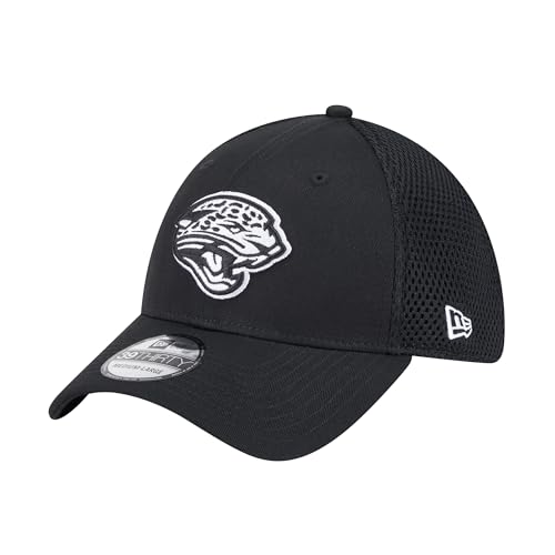 New Era Men's Black Jacksonville Jaguars Main Neo 39THIRTY Flex Hat