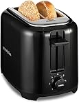 Proctor Silex 2-Slice Toaster, Black, Extra-Wide Slot Toaster with Cool-Touch Walls, Shade Selector, Toast Boost, Auto Shutoff, Cancel Button, 22305