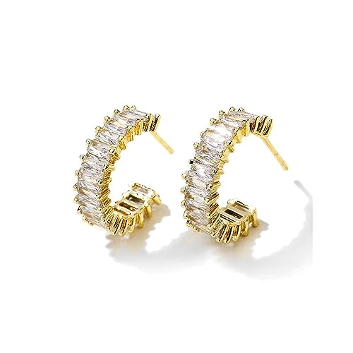Boucles d'oreilles de bijoux de fête pour femmes en pierre éclatante