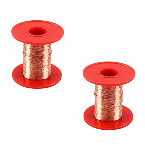 Fil de cuivre bobine 0,25 mm x 100 g - Piscine en cuivre enamelled - Fil magnétique Cover