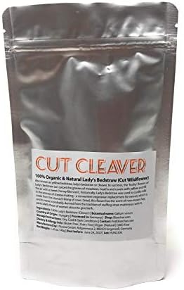 Cut Cleaver (Galium verum) - 100% Natural Lady's Bedstraw (Cut Wildflower) - Net Weight: 1.41oz / 40g