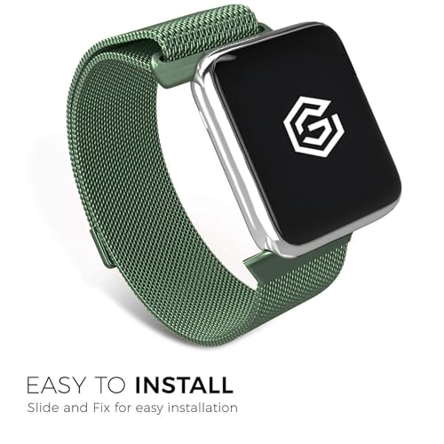 Image of GRIPP Stainless Steel Watch Strap with Strong Magnetic Clasp for 44mm /45mm /46mm /49mm, Watch Series 11 /10 /9 /8 /7 /6 /5 /4, SE 3 /2 /1, Ultra 3 /2 /1, Lightweight, Adjustable (Watch Not Included)