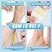 Hydrocolloid Blister Bandages, 36PCS Blister Bandages for Feet, Heel & Toe – Blister Prevention Waterproof Blister Pads & Blister Cushions – Long-Lasting Comfortable for Shoes
