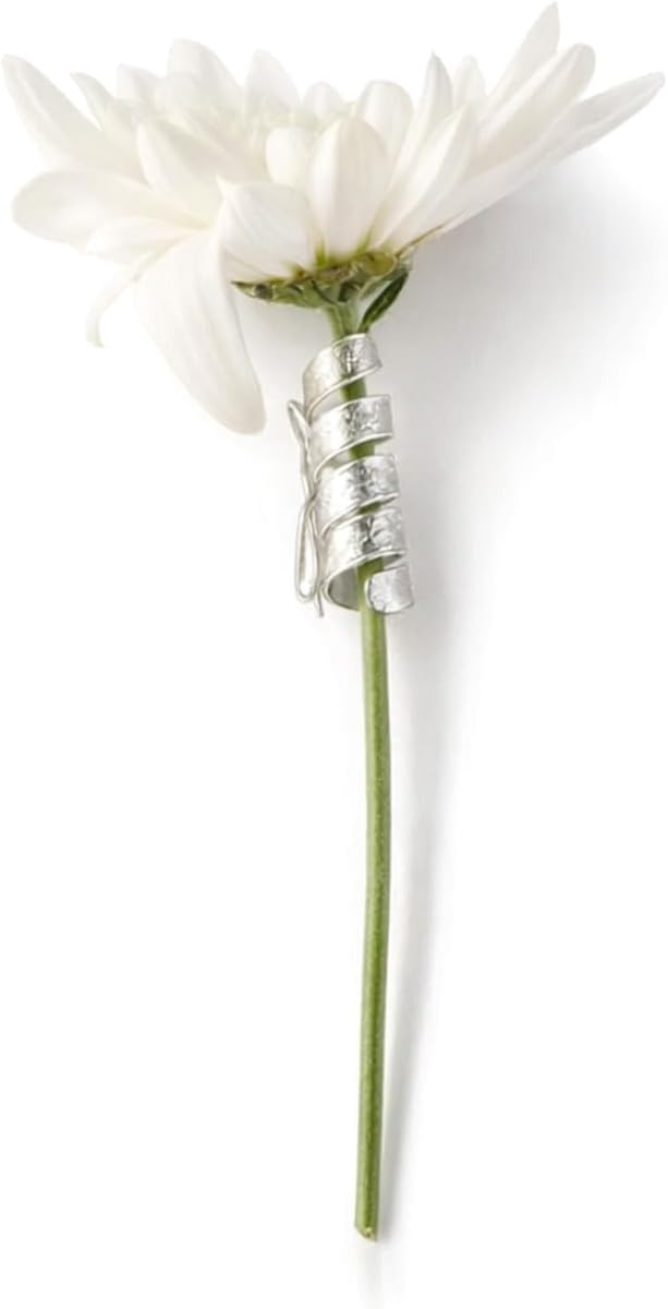 Flower Lapel Pin Brooch Holder Vase Design Corsage Base for Bouquet Floral Accessories for Men Women Wedding Suit Outfit Gift