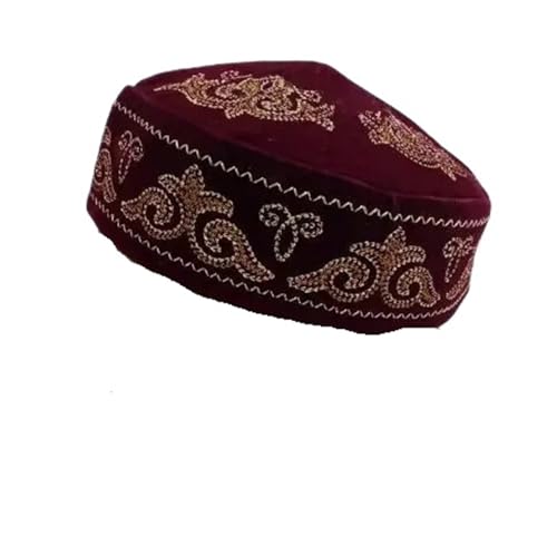 Chapeau brodé kazakh et bonnet ouïghour traditionnel du Xinjiang