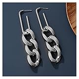 Pendientes de Mujer Grandes Pendientes Dorados Largos geometría Vintage Pendientes Colgantes de Oro para Mujer Pendientes de Cadena Femenina