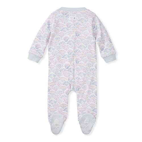 Image of Burt's Bees Baby unisex-baby Sleep & Play, Organic One-piece Romper-jumpsuit Pj, Zip Front Footed Pajama