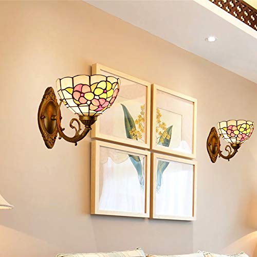 Aplique de pared de vidrio iluminación relajante para dormitorio 6