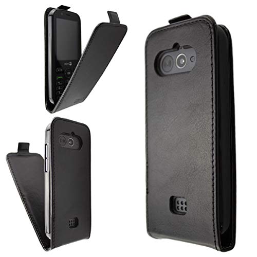 caseroxx Flip Cover for Doro 7010/7011, Case (Flip Cover in black)