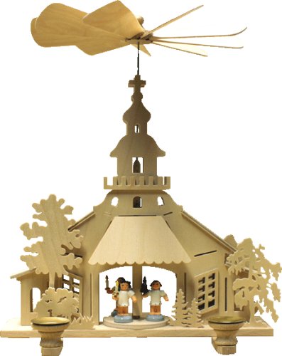 Pyramide Erzgebirge Groß 24 alles-meine.de GmbH XL Holz Bastelset 3-D - Pyramide Kirche - komplett...