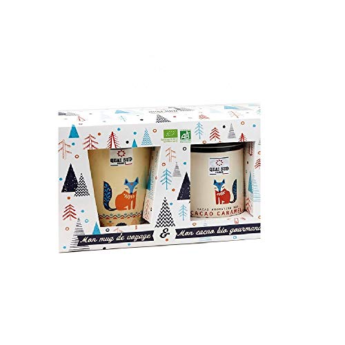 Quai Sud - Cacao perfumado Caramel Bio "Zorard" - Taza de viaje de cerámica incluida Cover