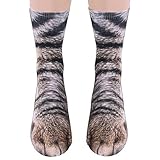 Aimfar Funny Gifts Animal Paw Socks Gag Gifts White Elephant Gift for Adult,Christmas Gifts Stocking Stuffers for Teens Men Women Boys Girls,Novelty Birthday Gifts Crazy Dog Cat Socks