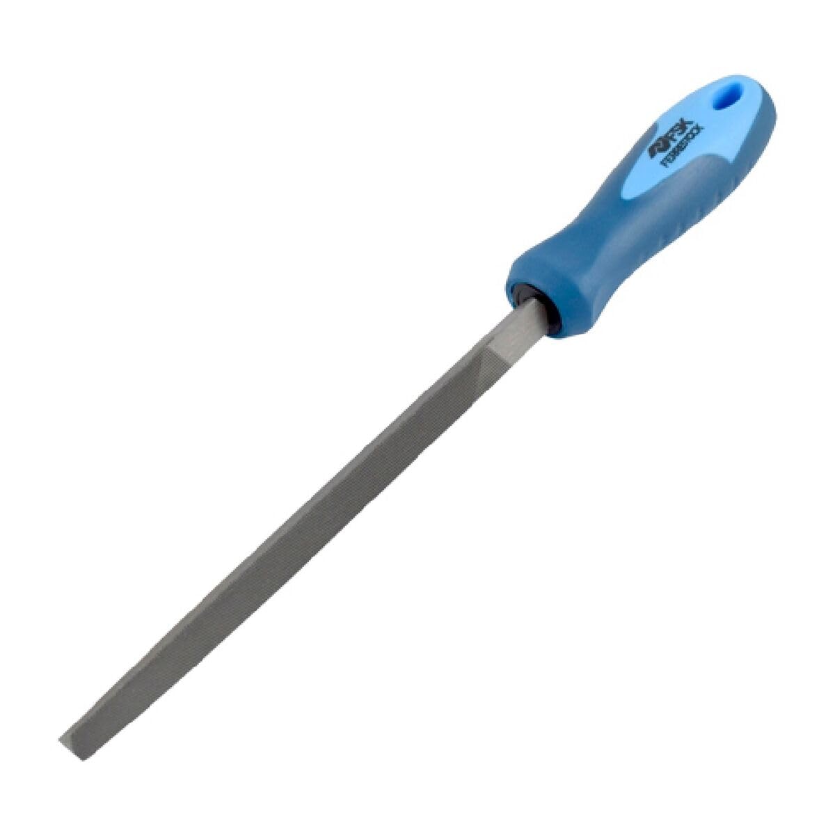 Ferrestock FSKLTR006 Lima Triangular Entrefina Multiusos 150mm, para desgaste y afinado de metal, hierro, fabricado en acero al carbono HRC 62-67