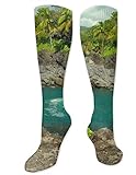 Taille : longueur – 50 cm, largeur – 8,5 cm, améliore la circulation sanguine à travers vos jambes, offre la sensation la plus luxueuse pour vos pieds et vos orteils. Ils s'adaptent parfaitement et restent bien en place. Ces chaussettes apporteront du bonheur à votre journée dès le moment où vous les portez pour la première fois.