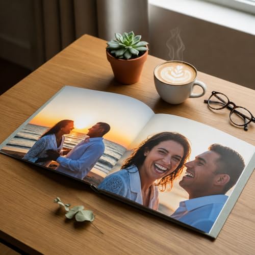 Image of Customized Photo Album (12x12 Inches) - 24 Pages - Hard Cover Photobook - Gift for your loved ones