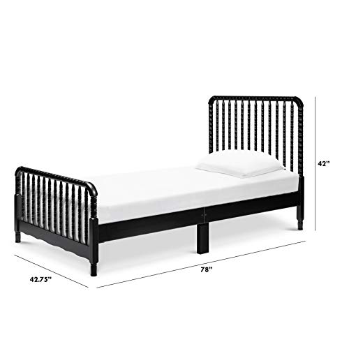 Davinci Jenny Lind Twin-Bed with Wood Spindle Posts in Ebony-Mattress Support Slats Included - image 7