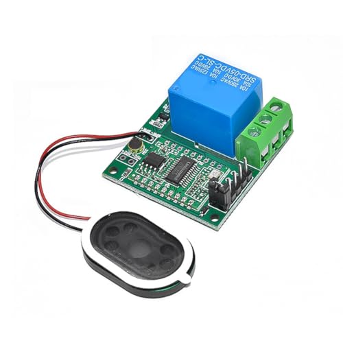 Bloepum AI Intelligent Voice Recognition Module Offline Voice Control Switch Module Support Custom Voice for DIY Voice Device