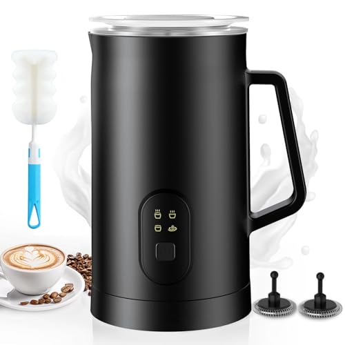 Vexloria Mousseur à lait électrique 4 en 1, 580 ML...