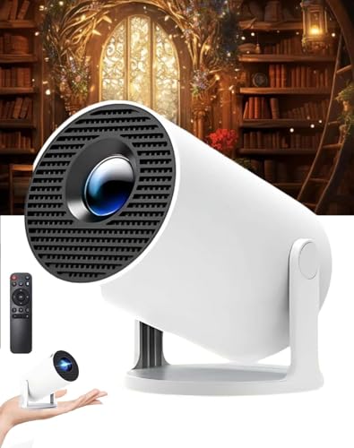 Image of Pixi Beam Projector, 4k Book Projector Fantasy, Adjustable Light for Cozy Vibes, HD Mini Pixibeam Portable Projector with Wifi and Bluetooth, For Family and Outdoor Entertaimina Smart Projection