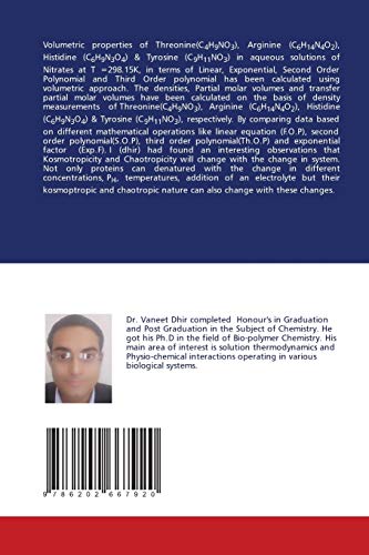 Threonine (C4H9NO3) Arginine (C6H14N4O2) Histidine (C6H9N3O4)