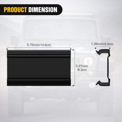 Image of Nilight 7.5 Inch 36 W Spot LED Light Bar Black Cover