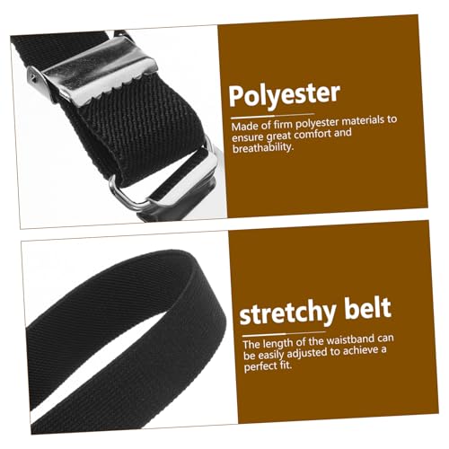 Homoyoyo 2pcs Adjustable Waistbands for Boy Girl Elastic Boys Girls Belts Polyester Fits Pants Skirts Dresses2