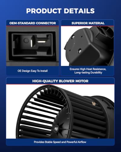 Image of KAX AC Blower Motor for Nissan Sentra 2018-2019, Nissan Leaf 2013-2023
