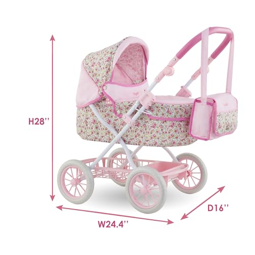 Mes Accessoires Poupons Corolle Bb364252 Landau Fleuri - vue 4