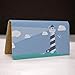 Splendid Lighthouse Personal Leather Checkbook Cover for Top Tear Personal Checks