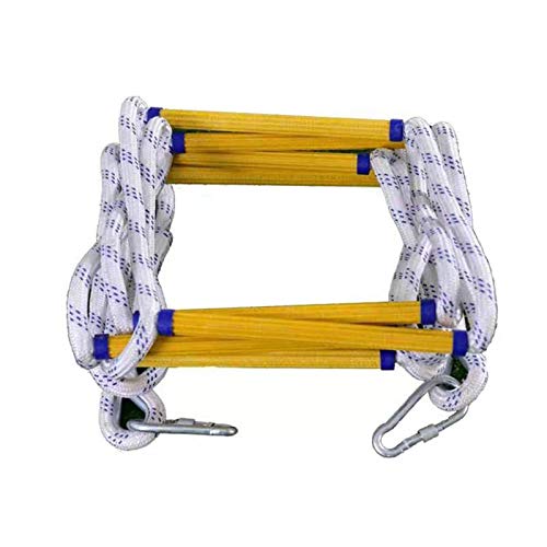 Euopat Escalera Blanda, Cuerda de Seguridad Escalera de ingeniería de Escalada, Escalera Suave de Nylon multifunción Escalera de ingeniería de Escalada para el hogar