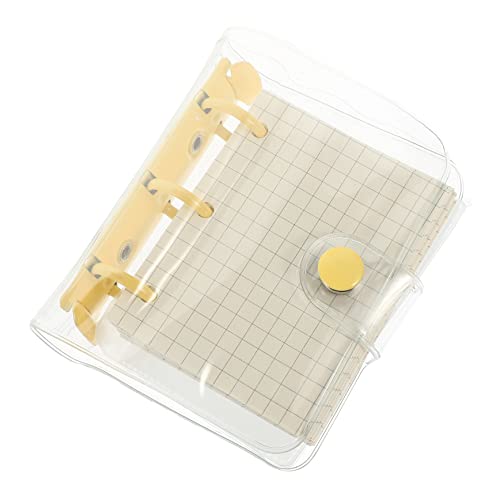 Happyyami Cuaderno Mini Notas con Transparente y Diseño de Anillas para Estudiantes y Uso Práctico Casa Escuela y