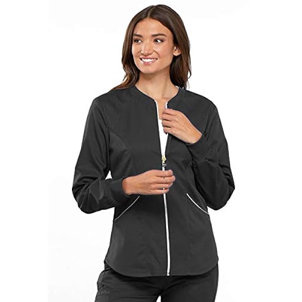 Cherokee Luxe Sport CK300 - Chaqueta para mujer con cremallera frontal